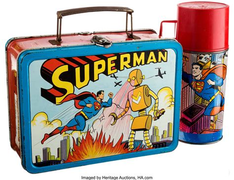 superman lunch box for sale